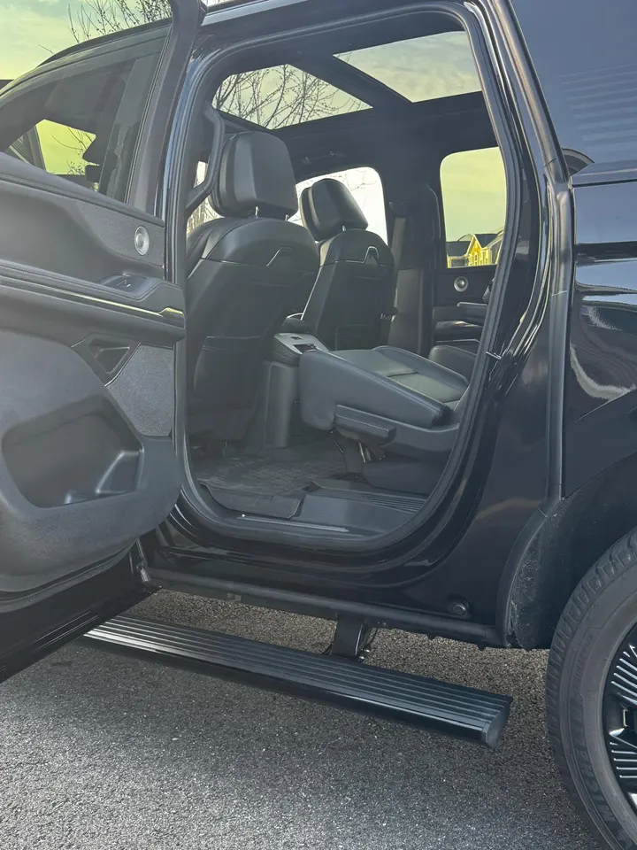 Original Lincoln Navigator open rear passenger door, running board and cabin